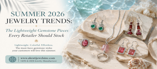 Summer 2026 Jewelry Trends: The Lightweight Gemstone Pieces Every Retailer Should Stock