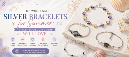 Top Wholesale Silver Bracelets for Summer: Styles Your Customers Will Love
