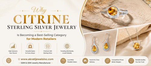 Why Citrine Sterling Silver Jewelry Is Becoming a Best-Selling Category for Modern Retailers