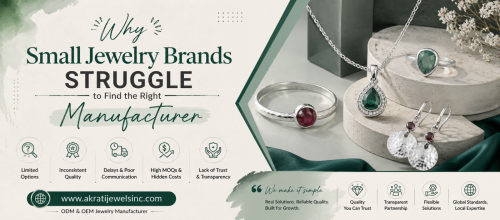 Why Small Jewelry Brands Struggle to Find the Right Manufacturer