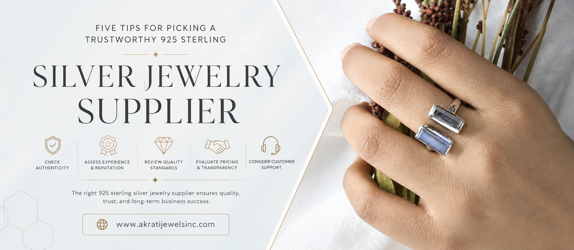 5 Tips for Picking a Trustworthy 925 Sterling Silver Jewelry Supplier
