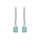 Long Dangling 925 Sterling Silver Women Earrings Fine Jewelry Exporter | Akrati Jewels Inc