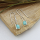 Long Dangling 925 Sterling Silver Women Earrings Fine Jewelry Exporter | Akrati Jewels Inc