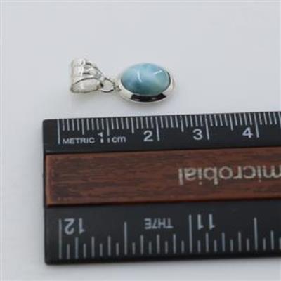Natural Blue Ocean Larimar Pendant 925 Sterling Silver Jewelry  | Akrati Jewels Inc