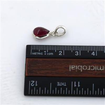 Elegant Pink Tourmaline Pear Shape 925 Sterling Silver Pendant | Akrati Jewels Inc