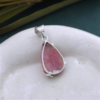 925 Silver Pink Opal Boho Style Pendant Jewellery for Girls | Akrati Jewels Inc