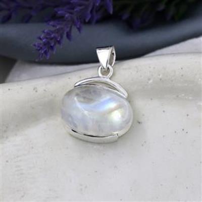 Handmade Oval Shape 925 Silver Handamde Pendant Girls Jewelry | Akrati Jewels Inc