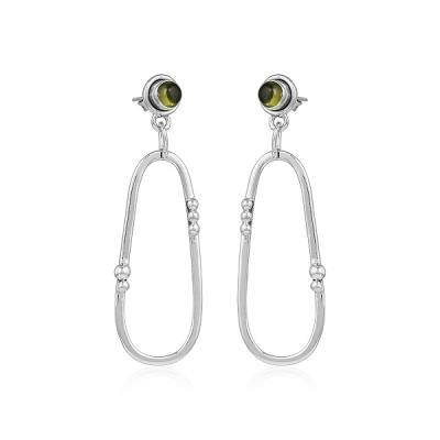 Stylish Green Peridot 925 Silver Handmade Women Dangle Earring Jewellery Manufacturer | Akrati Jewels Inc