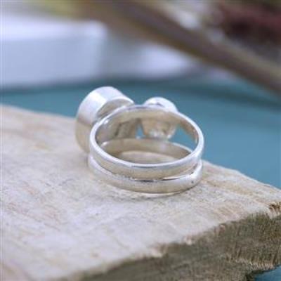 925 Sterling Silver Double Band Boho Ring Fine Jewelry Supplier | Akrati Jewels Inc