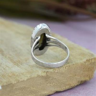 Oval Shape 925 Sterling Silver Handmade Split Band Ring Fine Jewelry Manufacturer | Akrati Jewels Inc