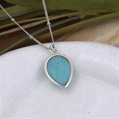 Everyday wear 925 Sterling Silver Tear Drop Pendant Necklace Jewelry Supplier | Akrati Jewels Inc