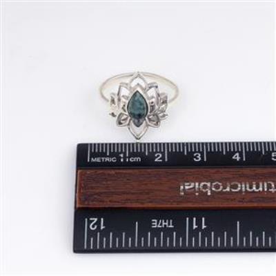 Natural December Birthstone 925 Sterling Silver Lotus Ring Fine Jewelry Manufacturer | Akrati Jewels Inc