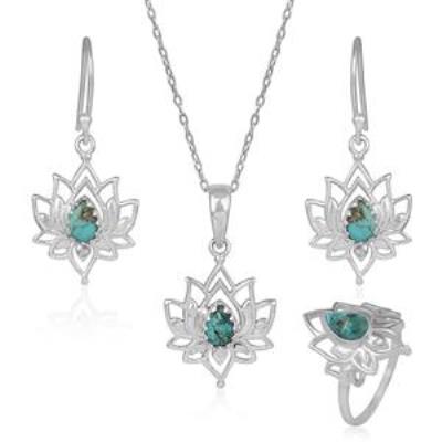 925 Sterling Silver Stylish Lotus Gemstone Pendant Fine Jewelry Wholesaler  Distributor | Akrati Jewels Inc