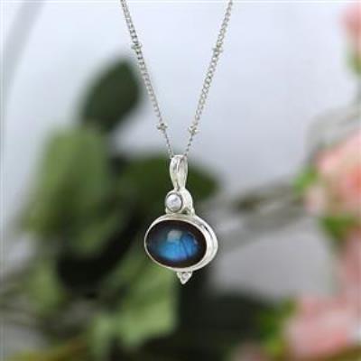 Natural Double Gemstone Nature Inspired Handmade Pendants Jewellery Dsitributor | Akrati Jewels Inc