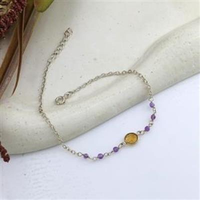  925 Sterling Silver Multi stone Beads Bracelet Jewelry Manufacturer | Akrati Jewels Inc