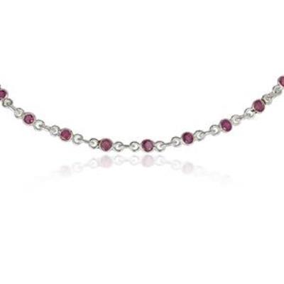 Buy Unique Ruby 925 Sterling Silver Women Bracelet Jewelry  | Akrati Jewels Inc