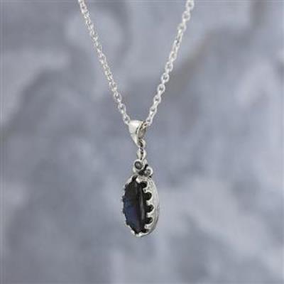 925 Sterling Silver Two Stone Matching Set Elegant Necklace Fine Jewellery Manufacturer | Akrati Jewels Inc