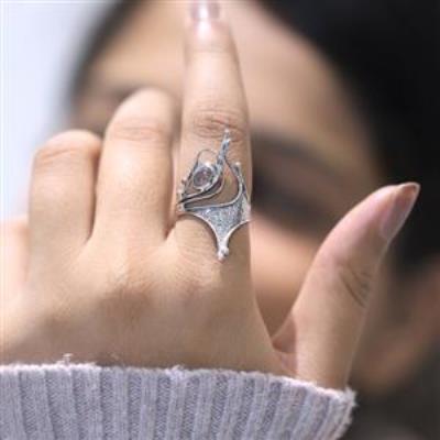 Jeweloporium Anello In Argento 925 Con Lapislazzuli Blu – Fatto A Mano, Misura 12, Regalo Significativo