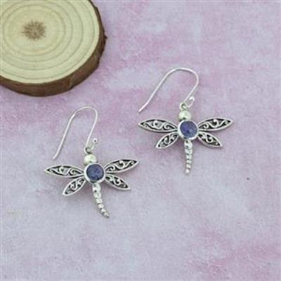 Dragon Fly Animal 925 Sterling Silver Handmade Earring Fine Jewelry Manufacturer | Akrati Jewels Inc