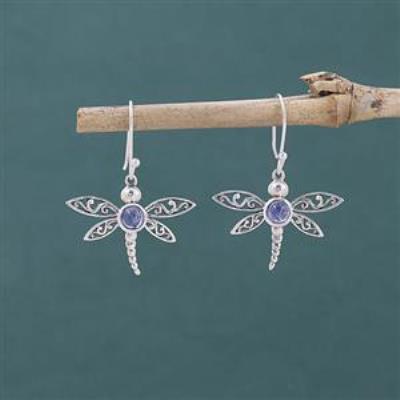 Dragon Fly Animal 925 Sterling Silver Handmade Earring Fine Jewelry Manufacturer | Akrati Jewels Inc