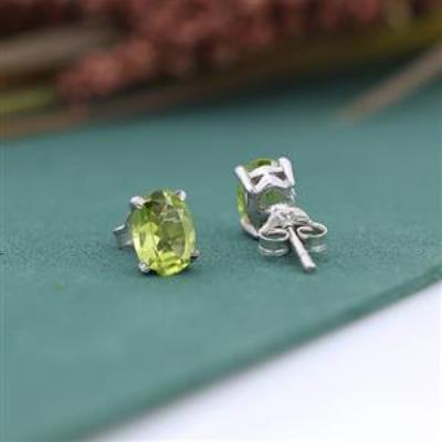 Oval Minimalistic 925 Sterling Silver Stud Push Back Handmade Earring Jewelry Exporter | Akrati Jewels Inc