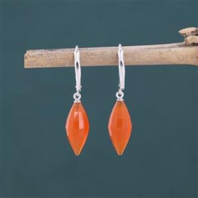 925 Sterling Silver Fancy Carnelian Earring Jewelry Exporter | Akrati Jewels Inc