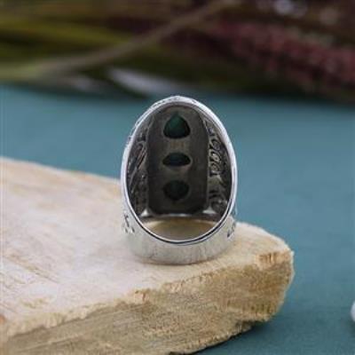 925 Sterling Silver Three Stone Filigree Ring Fine Jewelry Wholesaler Supplier | Akrati Jewels Inc