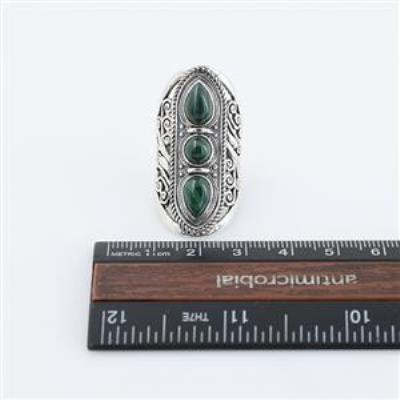 925 Sterling Silver Three Stone Filigree Ring Fine Jewelry Wholesaler Supplier | Akrati Jewels Inc