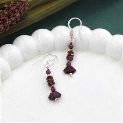 925 Sterling Silver Handmade Beads Dangle Earrings Women Fine Jewellery Exporter | Akrati Jewels Inc