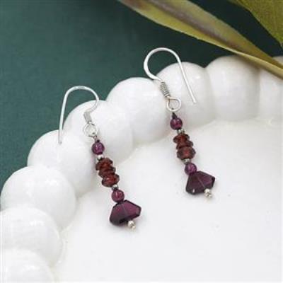 925 Sterling Silver Handmade Beads Dangle Earrings Women Fine Jewellery Exporter | Akrati Jewels Inc