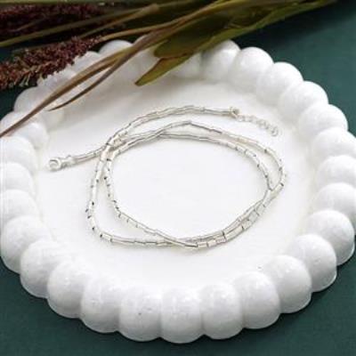Buy Elegant 925 Sterling Silver Beads Necklace Women Fine Jewelry Manufacturer | Akrati Jewels Inc