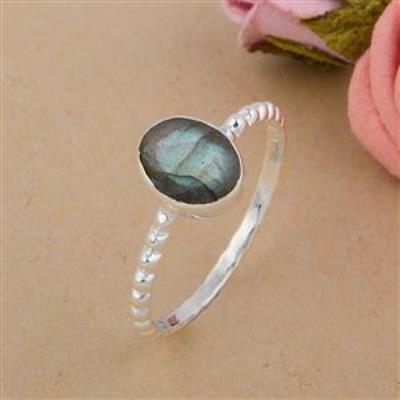 Eternity Sterling Silver Peridot Gemstone Ring Jewelry Supplier From India | Akrati Jewels Inc