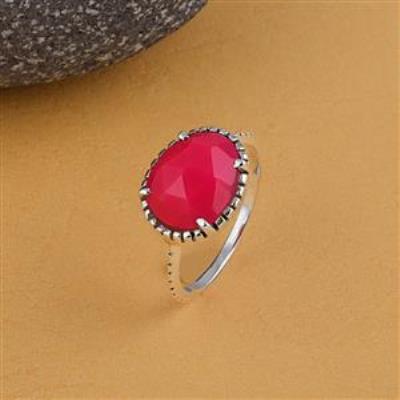 Ruby Silver Ring Gemstone Jewelery Manufacturer | Akrati Jewels Inc