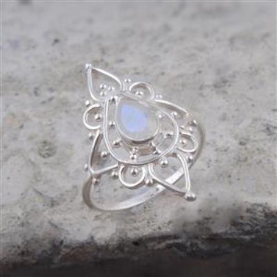 Artistic Moonstone Silver Ring Wholesale Jewelry Suppliers | Akrati Jewels Inc