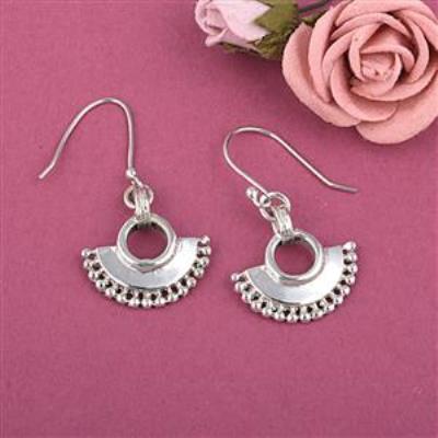 Rawa wok Sterling Silver Fine Earring | Akrati Jewels Inc