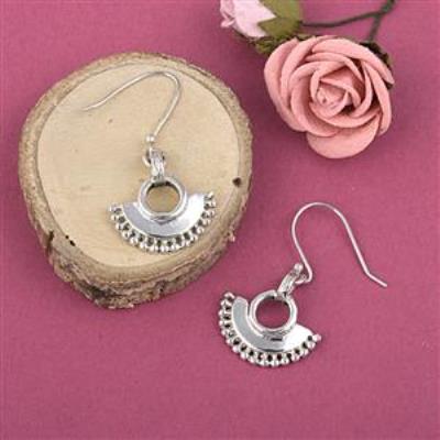 Rawa wok Sterling Silver Fine Earring | Akrati Jewels Inc