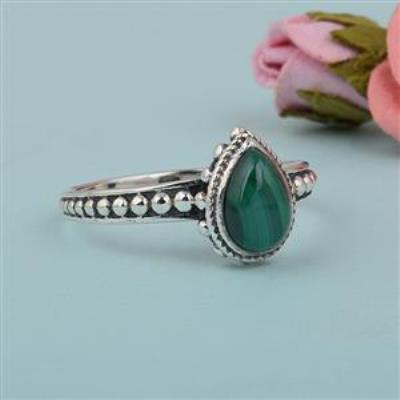 Chalcedony Gemstone Handmade Ring Jewelry | Akrati Jewels Inc