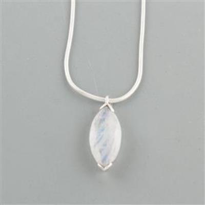 Faceted Moonstone Sterling Silver Pendant Jewelry Manufacturer | Akrati Jewels Inc