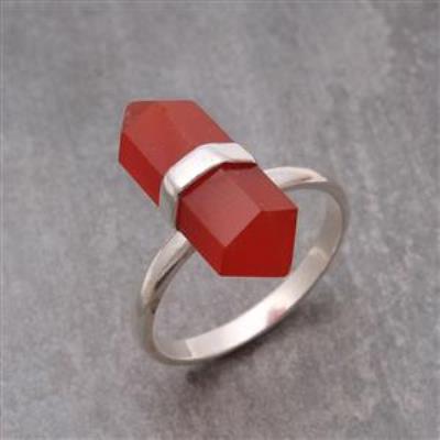 Red Onyx Sterling Silver Ring Wholesale Gemstone Jewelry | Akrati Jewels Inc