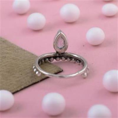 Minimalist Sterling Silver Crystal Quartz Ring Wholesale Gemstone Jewelery | Akrati Jewels Inc