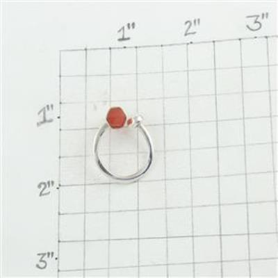 silver and gemstone jewelry Red Onyx Ring Adjustable | Akrati Jewels Inc