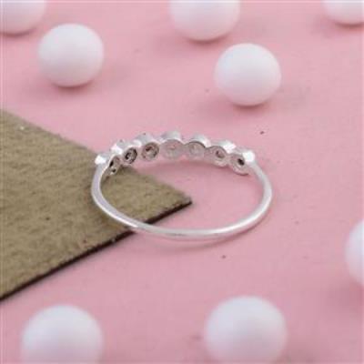 Multi stone Sterling Silver Ring Jewelry | Akrati Jewels Inc