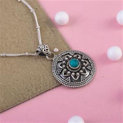 Vintage Look Sterling Silver Turquoise Earring Jewelery | Akrati Jewels Inc