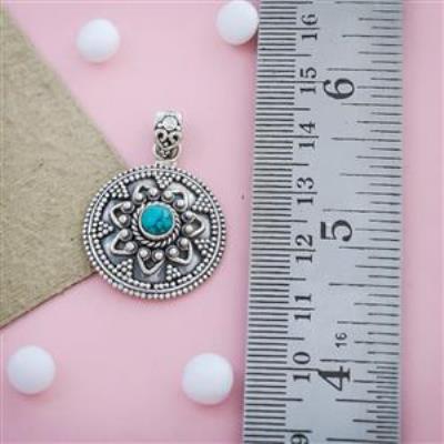 Vintage Look Sterling Silver Turquoise Earring Jewelery | Akrati Jewels Inc