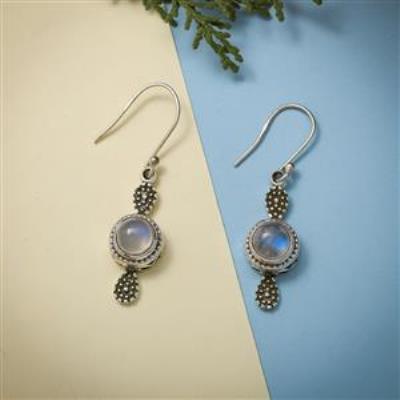 Moonstone Sterling Silver Earring Wholesale Silver Supplier | Akrati Jewels Inc