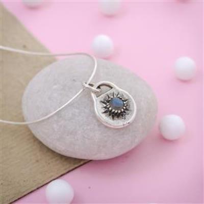 Labradorite Gemstone Silver Pendant Star Collection Jewelery | Akrati Jewels Inc
