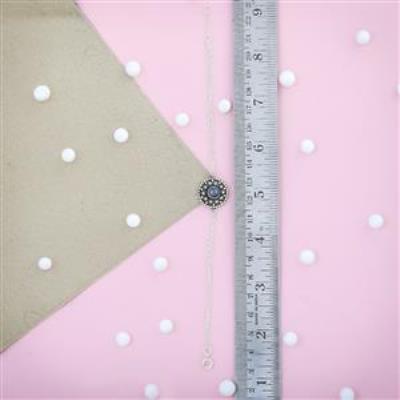 Rawa work Sterling Silver Labradorite Necklace Wholesale Jewelry Suppliers | Akrati Jewels Inc