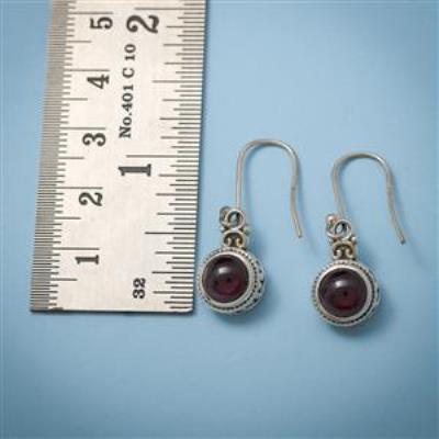 Red Garnet 925 Sterling Silver Earring Wholesale Supplier Jewelry | Akrati Jewels Inc
