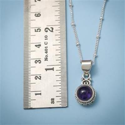 Amethyst Gemstone Sterling Silver Pendant Jewelry Wholesaler | Akrati Jewels Inc