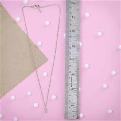 Rainbow Moonstone Fine Silver Dainty Necklace Jewelery | Akrati Jewels Inc